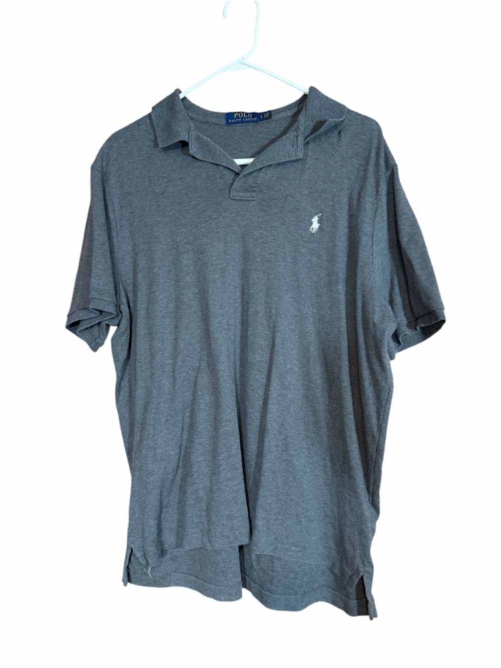 Polo Ralph Lauren Gray Short Sleeve Polo Shirt mens size L